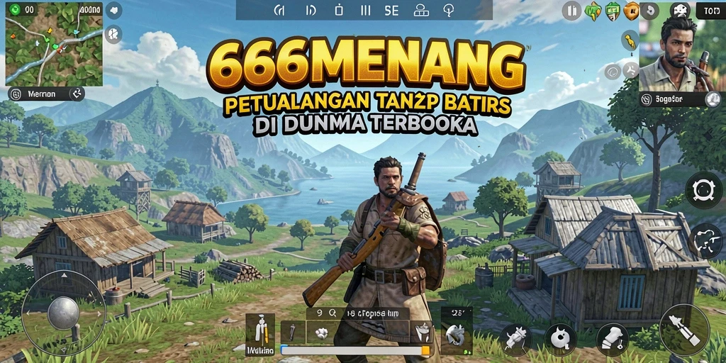 Tampilan menakjubkan dari gameplay Open World di 666MENANG.
