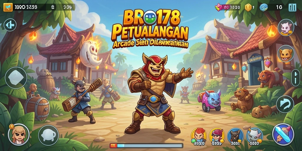 Tangkapan layar menunjukkan aksi seru dalam BRO178 yang menguji keterampilan pemain.