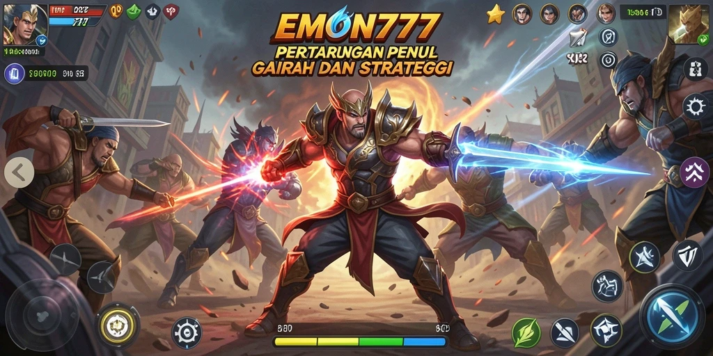 Tampilan aksi grafis yang mengesankan di EMON777.