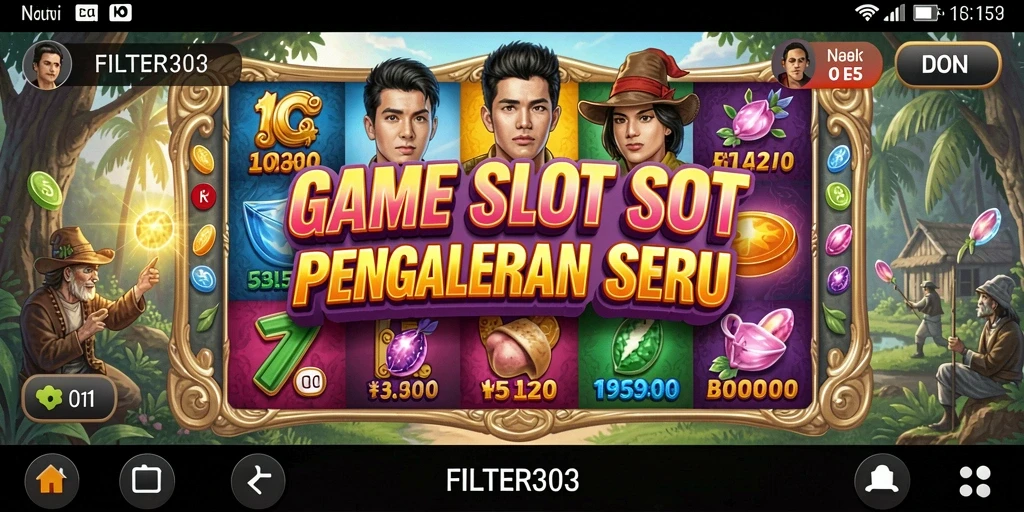 Screenshot GAMEPLAY FILTER303 yang menampilkan grafik yang menarik.