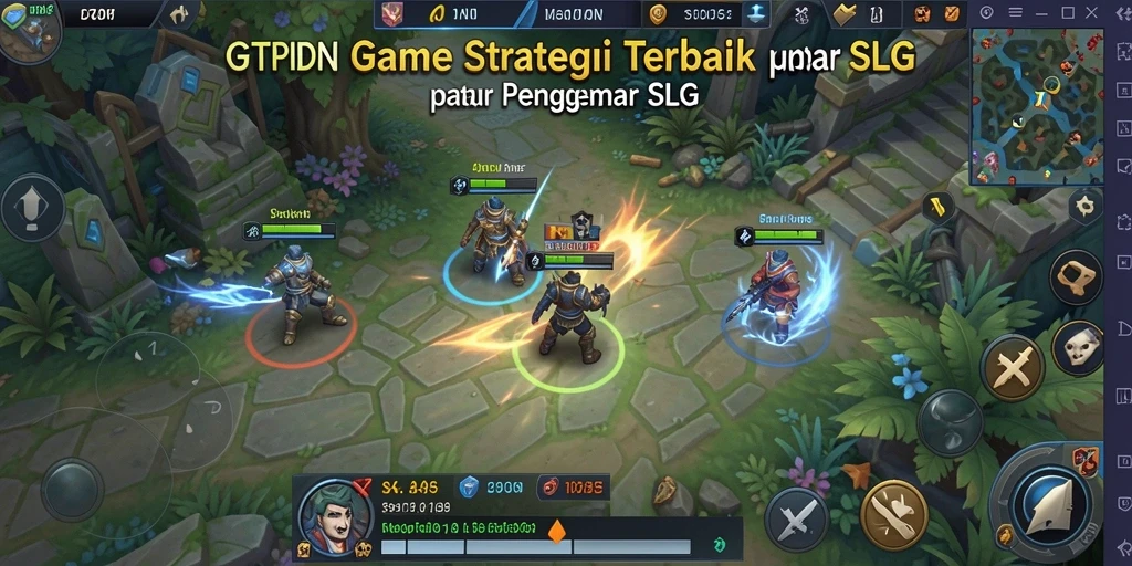 Tampilan gameplay GTPIDN yang seru dan strategis.