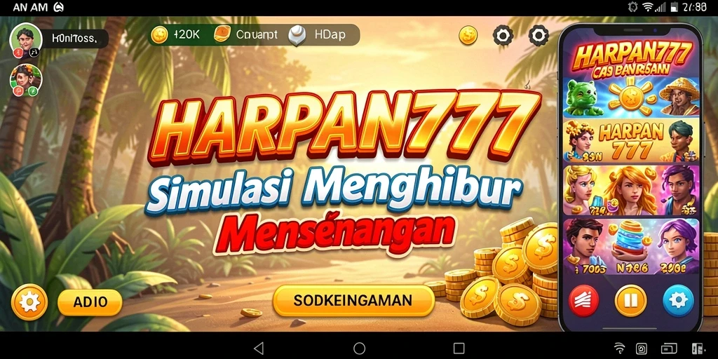 Tampilan bermain <strong>HARAPAN777</strong> yang menawan dengan gameplay Simulation.