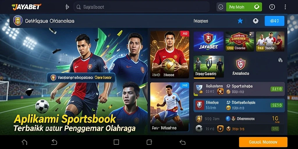 Screenshot utama JAYABET menampilkan antarmuka taruhan yang menarik.