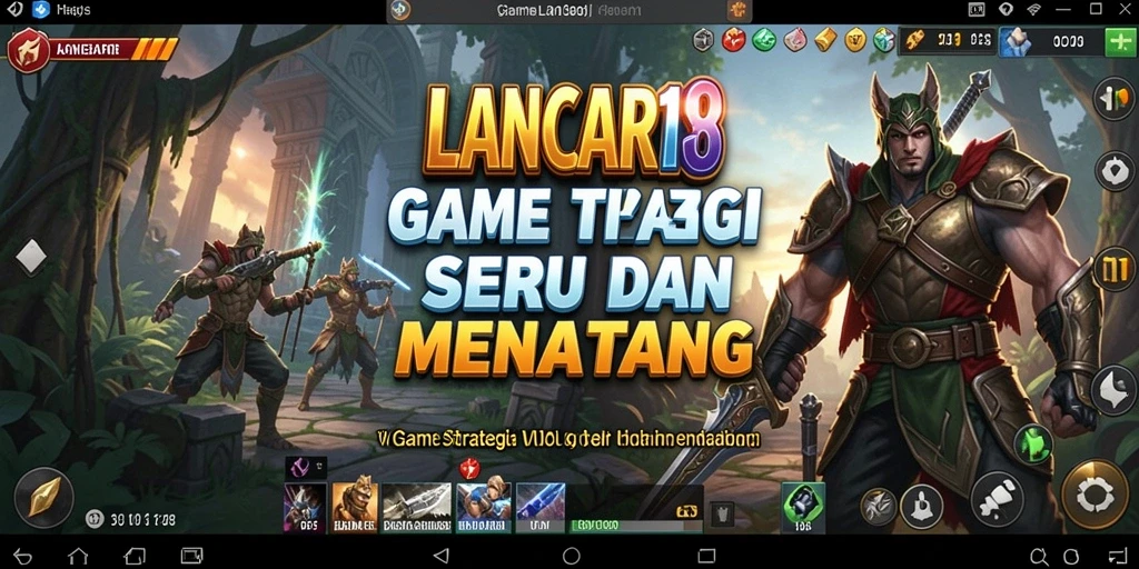 Tampilan gameplay seru dalam LANCAR138 yang penuh strategi.
