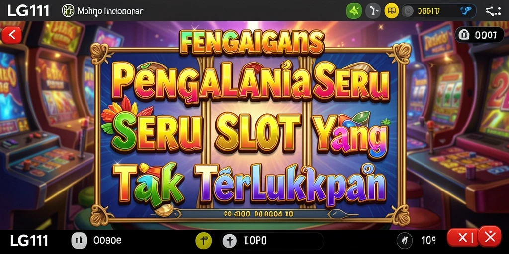 Tampilan gameplay LG111 dengan grafik slot yang menarik.