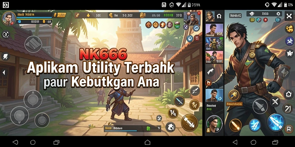 Tampilan antarmuka NK666 yang sederhana dan fungsional.