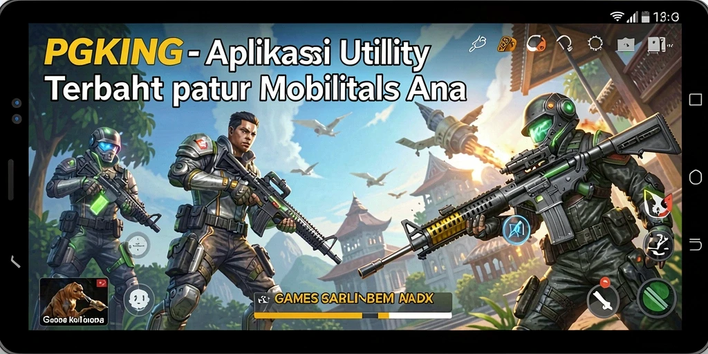 Tangkapan layar utama PGKING menampilkan fitur pengatur waktu yang fungsional.