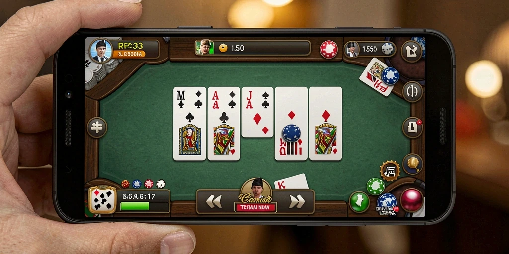 Tampilan gameplay yang seru dan interaktif dalam RR33.