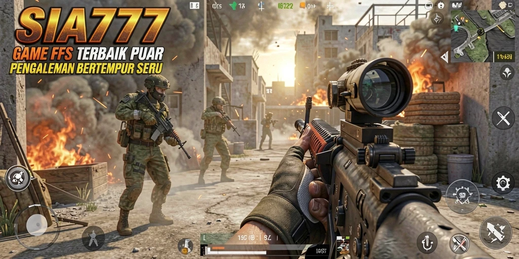Screenshot gameplay SIA777 menampilkan aksi pertempuran yang mendebarkan.