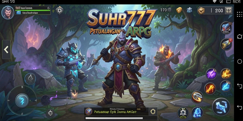 Screenshot gameplay SUHU777 menampilkan aksi pertempuran seru dalam dunia ARPG.