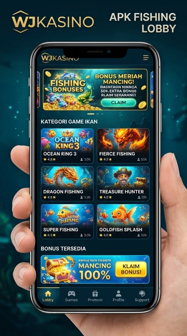 Screenshot fitur baru di aplikasi wjkasino yang memudahkan navigasi.